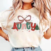 Custom Preppy Family Christmas Shirt, Personalized Name Xmas Shirt, Matching Holiday Tee