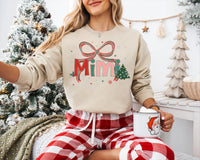 Custom Preppy Family Christmas Sweatshirt, Personalized Name Xmas Shirt, Matching Holiday Sweatshirt