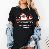Black Santa Claus Christmas Shirt, Family Matching Christmas Shirt, Brown Santa Claus Tee