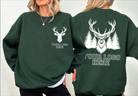 Custom Logo Sweatshirt, Your Business Logo or Brand Logo Shirt, Your Design Here Sweatshirt, Front Back