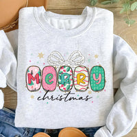 Preppy Merry Christmas Sweatshirt, Christmas Family Shirt, Christmas Gift Sweatshirt
