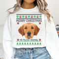 Custom Pet Photo Ugly Christmas Sweatshirt, Funny Animal Lover Gift, Personalized Pet Face Sweatshirt