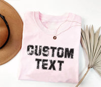 Personalized Logo Shirt, Customized Tee, Custom Logo Shirt, Custom Text Tee