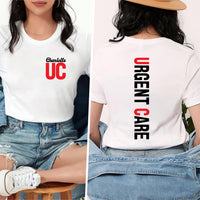 Personalized Urgent Care Shirt, Emergency Medicine Shirt, Urgent Care Staff Tee, Front Back