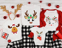 Funny Reindeer Shirt, Christmas Group Shirt, Winter Family Tee