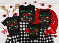 Personalized Family Baking Crew Shirt, Custom Holiday Baking Shirt, Family Baking Tee
