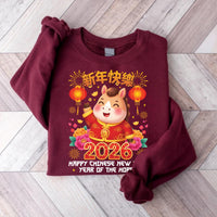 Happy Chinese New Year 2026 Sweatshirt, Year of The Horse 2026 Shirt, New Year Family Sweatshirt