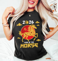 Happy Chinese New Year 2026 Shirt, Year of The Horse 2026 Shirt, New Year Family Tee