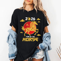 Happy Chinese New Year 2026 Shirt, Year of The Horse 2026 Shirt, New Year Family Tee