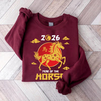 Happy Chinese New Year 2026 Sweatshirt, Year of The Horse 2026 Shirt, New Year Family Sweatshirt