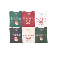 Christmas First Birthday Shirt, Family Santa 1st Birthday Shirt, Mama Dada Matching Tee