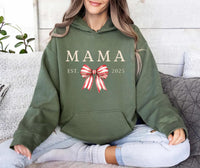 Christmas First Birthday Hoodie, Family Santa 1st Birthday Shirt, Mama Dada Matching Hoodie