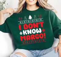 Christmas Vacation Todd And Margo Sweatshirt, Why's The Carpet Wet Todd Shirt, I Don't Know Margo Sweatshirt