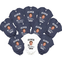 Personalized Birthday Photo Shirt, Custom Face Name Tee, Birthday Party Shirt