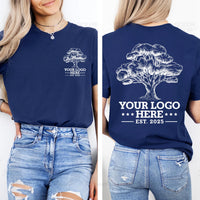 Custom Logo Shirt, Personalized Shirt for Men and Women, Custom Logo Tee, Unisex Toddler and Kid Tee, Front Back