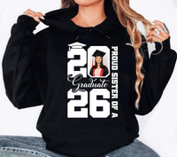 Personalized Family Graduation 2026 Hoodie, Proud Family Photo Shirt, Custom Graduation Hoodie