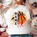 Personalized Basketball Sweatshirt, Custom Basketball Team Tee, Basketball Player Name Sweatshirt
