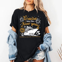 Cruise Into New Year Shirt, Bringing New Year Together Tee, New Year 2026 Family Shirt