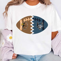 Custom House Divided Shirt, Personalized Two Sports Team Shirt, Football, Baseball, Hockey, Basketball Tee