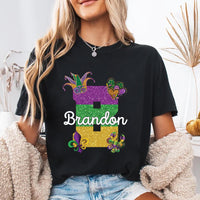 Mardi Gras Custom Name Shirt, Mardi Gras Carnival 2026 Tee, Fat Tuesday Parade Shirt