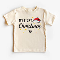 First Christmas of Family Toddler Shirt, First Christmas as Mommy Shirt, Personalized Family Matching Tee