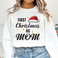 First Christmas of Family Sweatshirt, First Christmas as Mommy Shirt, Personalized First Christmas Family Matching Sweatshirt