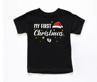 First Christmas of Family Toddler Shirt, First Christmas as Mommy Shirt, Personalized Family Matching Tee