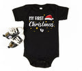 First Christmas of Family Toddler Shirt, First Christmas as Mommy Shirt, Personalized Family Matching Tee
