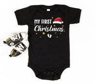 First Christmas of Family Toddler Shirt, First Christmas as Mommy Shirt, Personalized Family Matching Tee