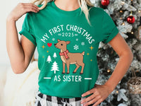 Baby’s First Christmas 2025 Shirt, Matching Family Christmas Shirt, First Christmas as Mommy Daddy Tee