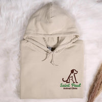 Custom Embroidered Logo Hoodie, Personalized Pocket Business Sweatshirt, Your Design Shirt, Company Logo Long Sleeve Shirt, Branded Gift