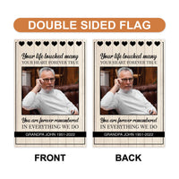 Custom Garden Flag, Memorial Photo Yard Flag, Personalized Garden Flag, Remembrance Garden Decor, Tribute Outdoor Decoration, Family Gift