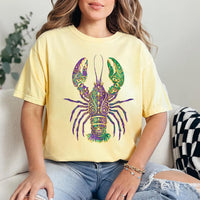 Louisiana Crawfish Shirt, Mardi Gras Crawfish Tee, Louisiana Mardi Gras Shirt