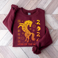 Happy Chinese New Year 2026 Sweatshirt, Year of The Horse 2026 Shirt, New Year Family Sweatshirt