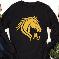 Happy Chinese New Year 2026 Long Sleeve Shirt, Year of The Horse 2026 Shirt, New Year Family Tee