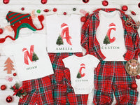 Family Christmas Shirt, Christmas Name Custom Shirt, Funny Family Xmas PJs Tee