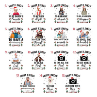 Custom Photo Christmas Family Shirt, Funny Matching Group Shirt, Personalized Christmas Tee