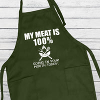 Bold Grill Master Apron, Funny BBQ Cooking Apron for Men, Chef Kitchen Apron with Adjustable Neck, Husband Gift, Birthday Gift for Him