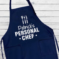 Your Name Personal Chef Apron, Custom Grill Apron, Personalized Cooking Apron for Men, Funny BBQ Gift for Him, Valentine’s Day Kitchen Gift