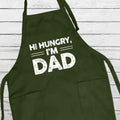 Hi Hungry I’m Dad Grill Apron, Funny BBQ Apron for Dad, Cooking Apron for Men, Father’s Day Gift, Cute Dad Joke Apron for Grill Lovers