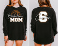 Basketball Mom Custom Name and Number Sweatshirt, Game Day Basketball Mom Shirt, Personalized Basketball Team Sweatshirt, Front Back