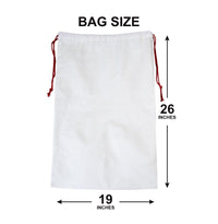 Personalized Christmas Santa Sack, Custom Letter Gift Bag for Kids, Buffalo Plaid Alphabet Bag, Santa Drawstring Bag, Holiday Gift Sack
