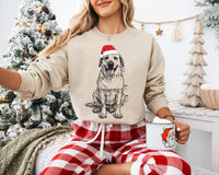 Custom Pet Christmas Sweatshirt with Photo & Name, Personalized Pet Portrait Shirt, Custom Dog Cat Sweatshirt