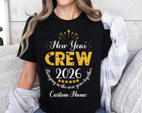 Custom 2026 New Year Family Crew Shirt, Matching Holiday Crewneck, New Year’s Eve Family Outfit