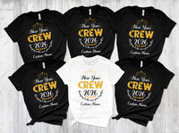 Custom 2026 New Year Family Crew Shirt, Matching Holiday Crewneck, New Year’s Eve Family Outfit