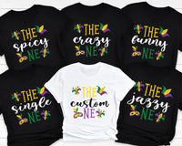 Mardi Gras Group Shirt, Funny Matching Family Mardi Gras Tee, Carnival Party Outfit