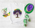Mardi Gras Bead Tree Shirt, New Orleans Carnival Tee, Mardi Gras Parade Shirt