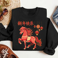 Happy Chinese New Year 2026 Sweatshirt, Year of The Horse 2026 Shirt, New Year Family Sweatshirt