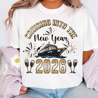 Family New Year 2026 Cruise Shirt, Matching Holiday Tee, New Year Cruise Family Shirt