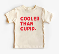 Cooler Than Cupid Shirt, Funny Valentine Kids Tee, Boys Valentine’s Day Shirt